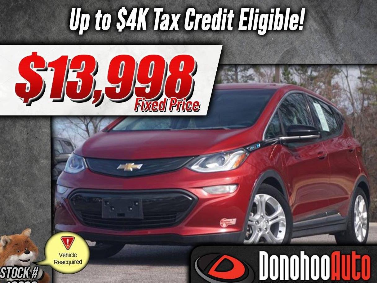 CHEVROLET BOLT EV 2019 1G1FY6S08K4105201 image